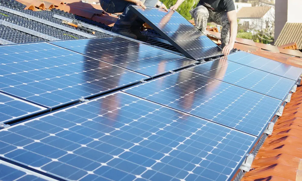 panneaux photovoltaïques à Escandolières